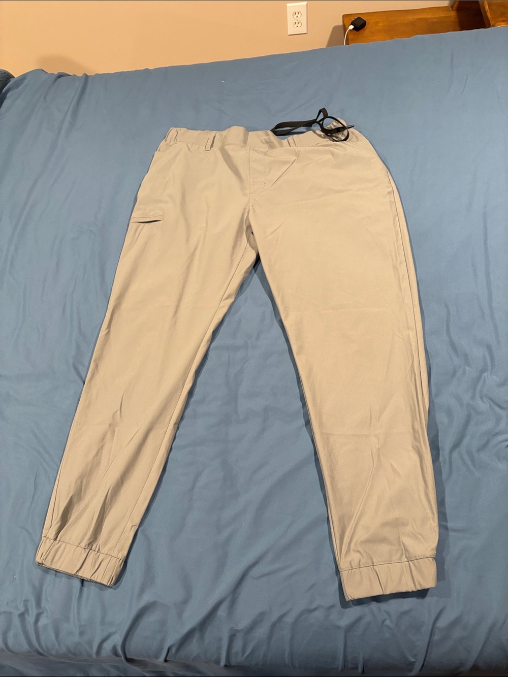 Men's Lightweight Light Green Jogger Pants - Casual Comfort